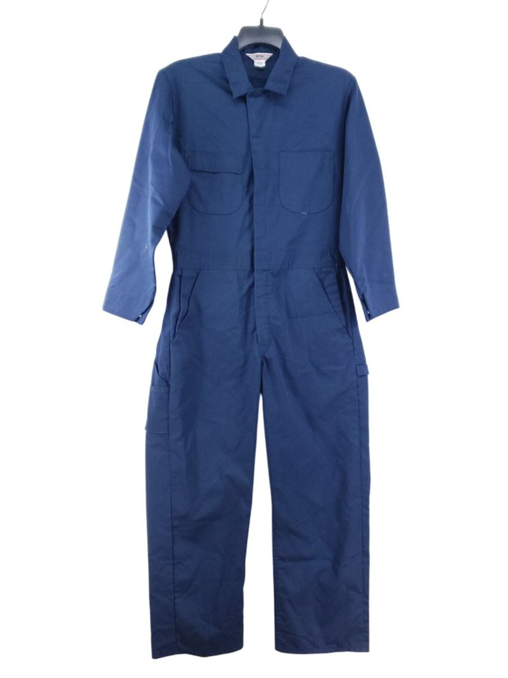 Sears Navy Blue Long Sleeve Coveralls Workwear Size 40R Made In USA